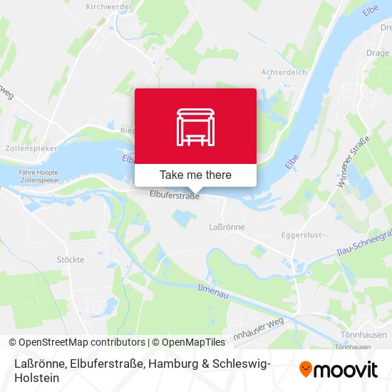 Laßrönne, Elbuferstraße map