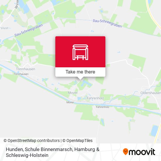 Hunden, Schule Binnenmarsch map