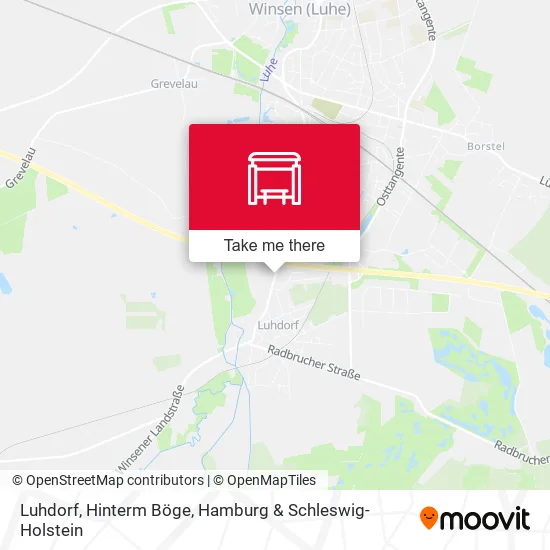 Карта Luhdorf, Hinterm Böge