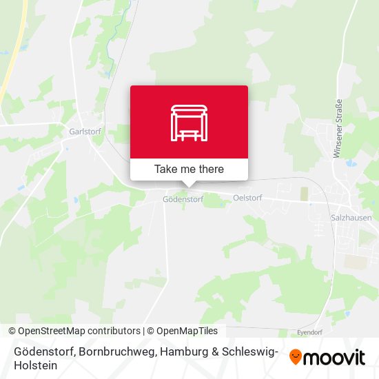 Gödenstorf, Bornbruchweg map