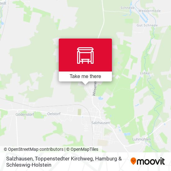 Salzhausen, Toppenstedter Kirchweg map