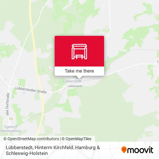 Карта Lübberstedt, Hinterm Kirchfeld