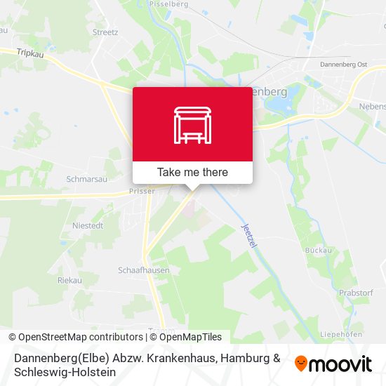 Dannenberg(Elbe) Abzw. Krankenhaus map