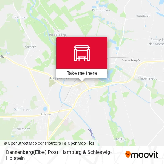 Карта Dannenberg(Elbe) Post