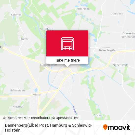Карта Dannenberg(Elbe) Post