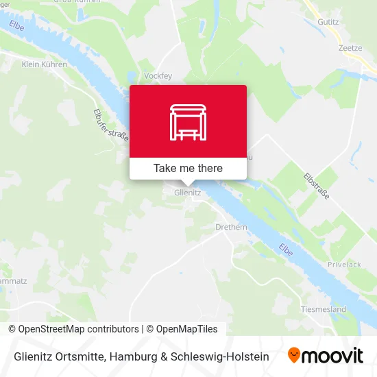 Glienitz Ortsmitte map