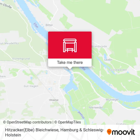 Карта Hitzacker(Elbe) Bleichwiese