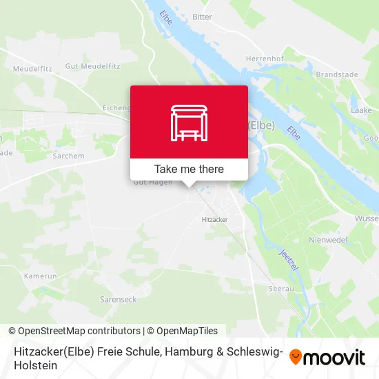 Карта Hitzacker(Elbe) Freie Schule