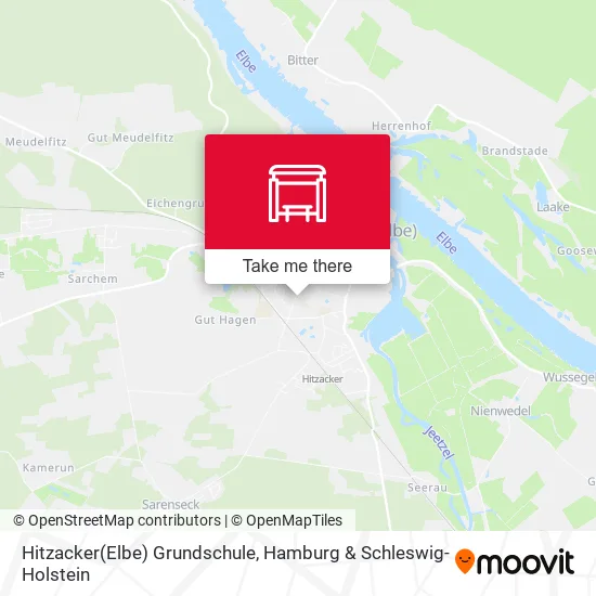 Карта Hitzacker(Elbe) Grundschule