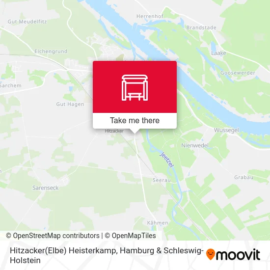 Карта Hitzacker(Elbe) Heisterkamp