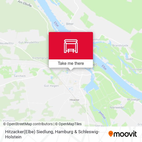 Hitzacker(Elbe) Siedlung map