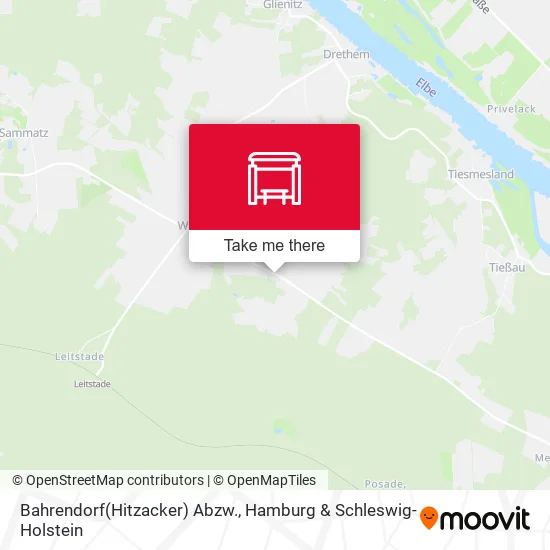 Карта Bahrendorf(Hitzacker) Abzw.