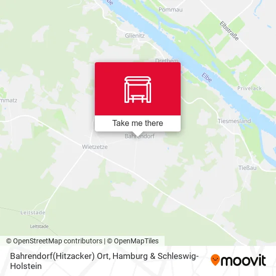 Карта Bahrendorf(Hitzacker) Ort