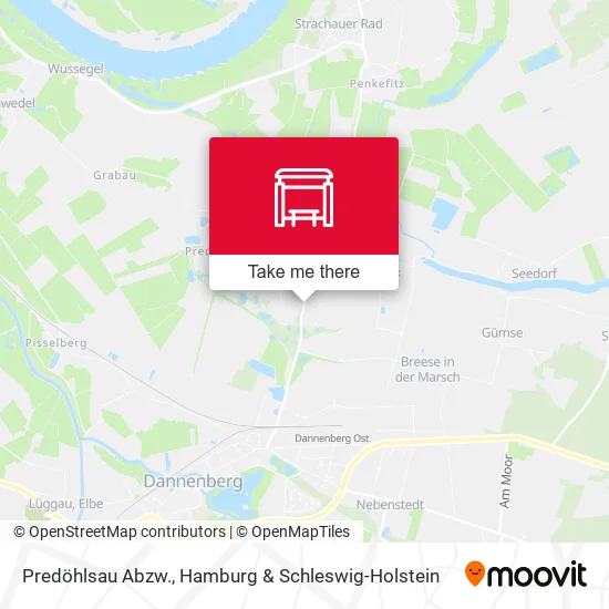 Карта Predöhlsau Abzw.