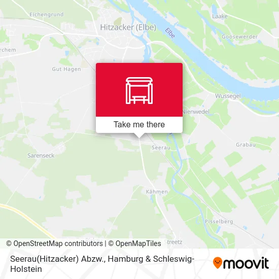 Карта Seerau(Hitzacker) Abzw.