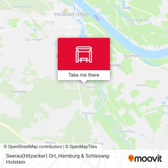 Карта Seerau(Hitzacker) Ort