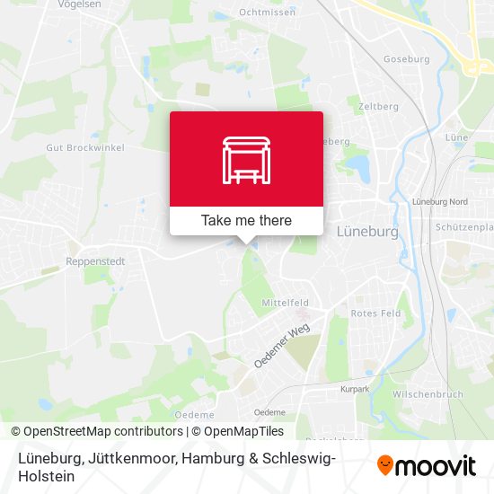 Lüneburg, Jüttkenmoor map
