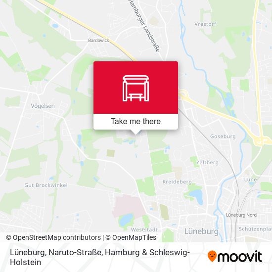 Lüneburg, Naruto-Straße map