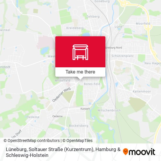 Lüneburg, Soltauer Straße (Kurzentrum) map