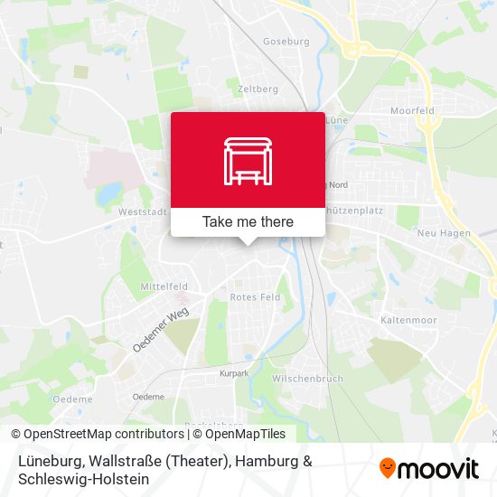 Lüneburg, Wallstraße (Theater) map