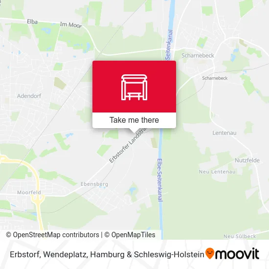 Карта Erbstorf, Wendeplatz