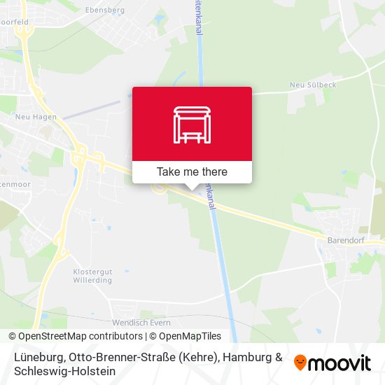 Lüneburg, Otto-Brenner-Straße (Kehre) map