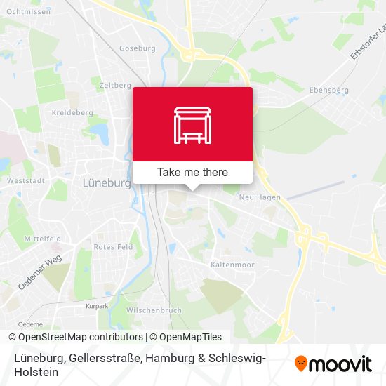 Lüneburg, Gellersstraße map