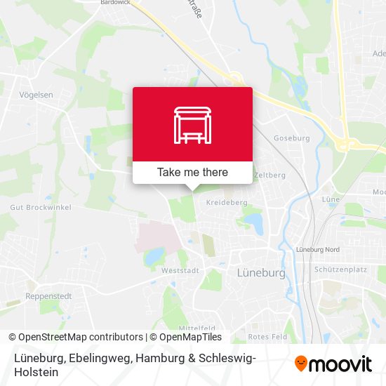 Lüneburg, Ebelingweg map