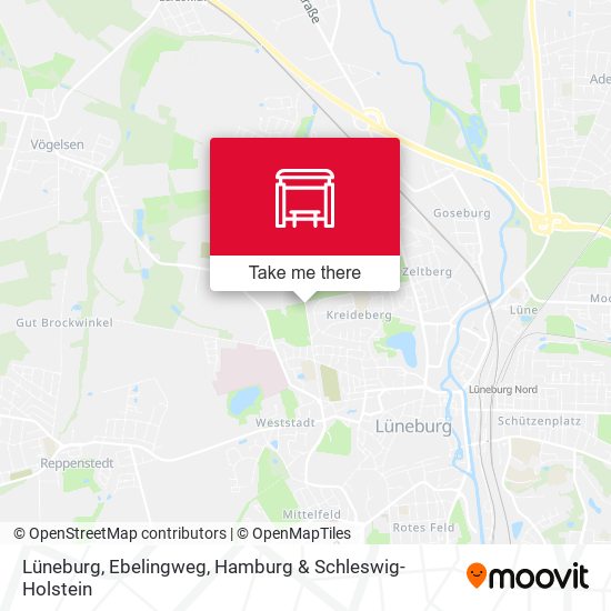Lüneburg, Ebelingweg map