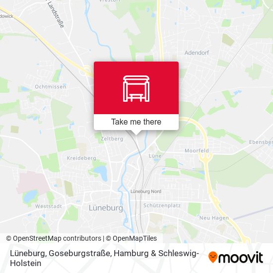 Lüneburg, Goseburgstraße map