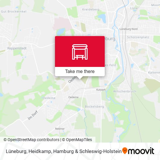 Lüneburg, Heidkamp map
