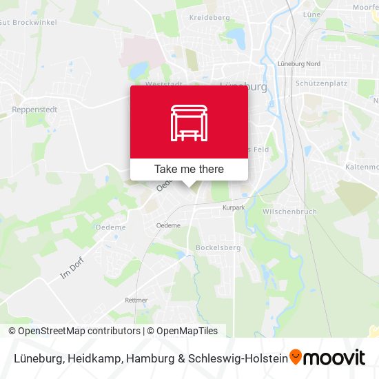 Lüneburg, Heidkamp map