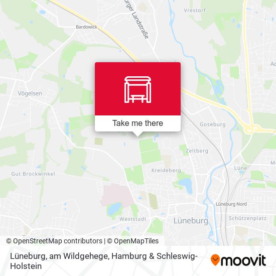 Lüneburg, am Wildgehege map