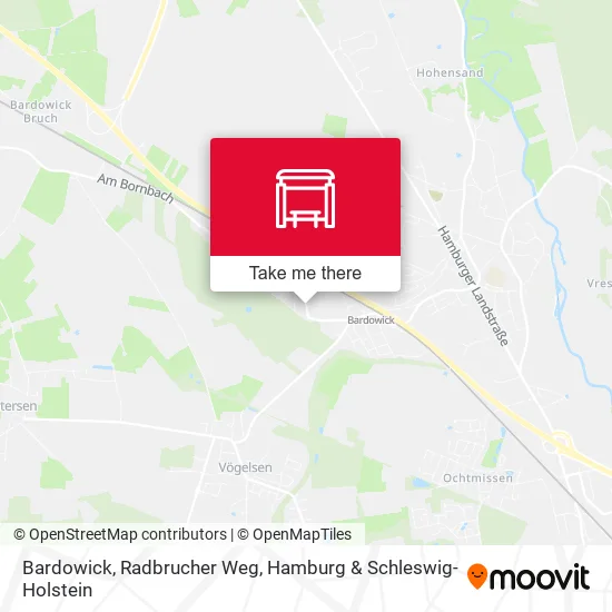 Карта Bardowick, Radbrucher Weg