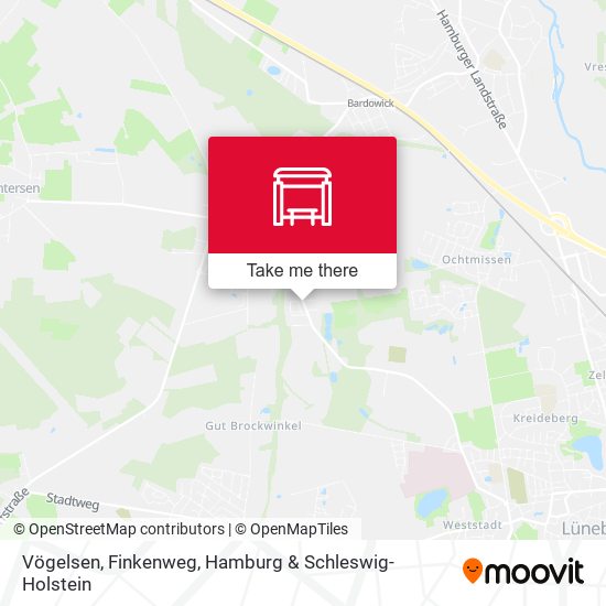 Vögelsen, Finkenweg map