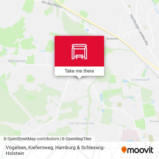 Vögelsen, Kiefernweg map