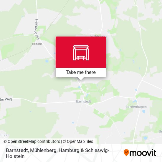 Barnstedt, Mühlenberg map