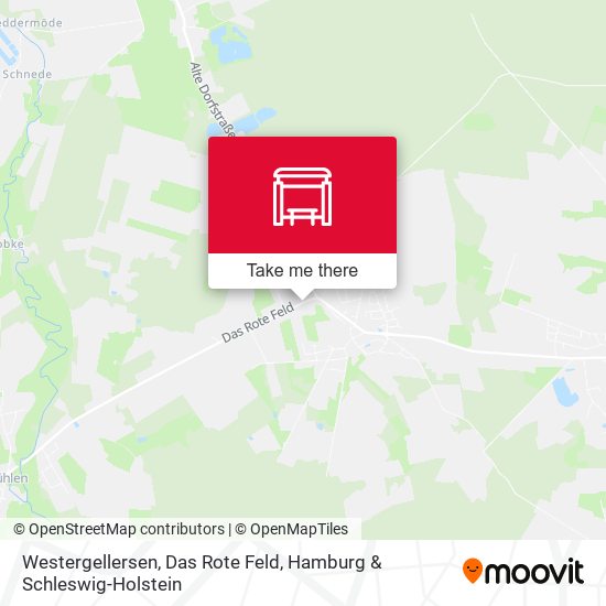 Westergellersen, Das Rote Feld map