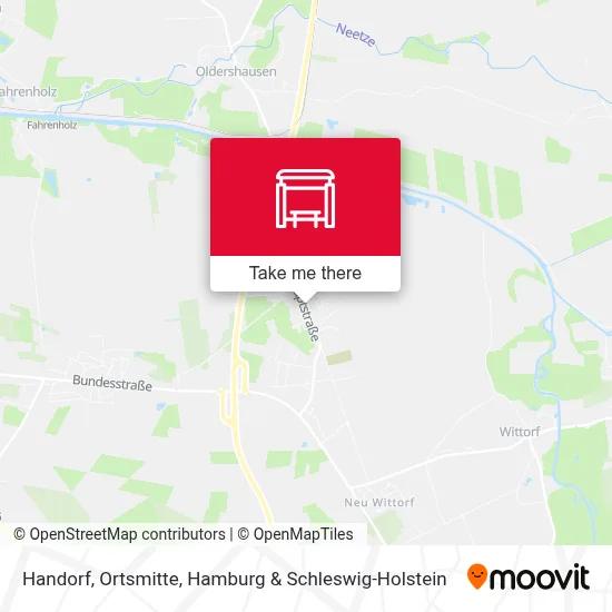 Handorf, Ortsmitte map