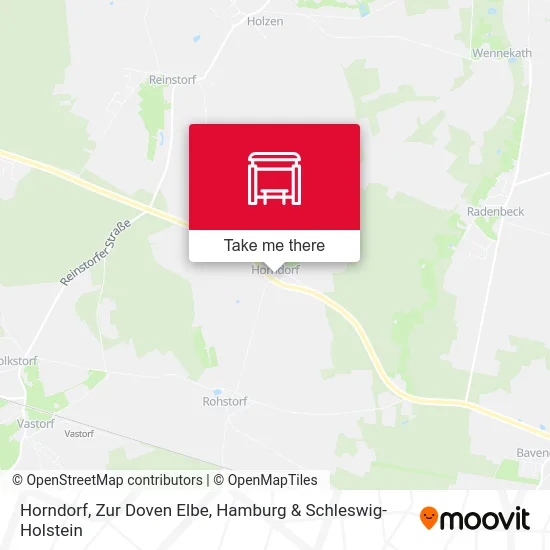 Карта Horndorf, Zur Doven Elbe
