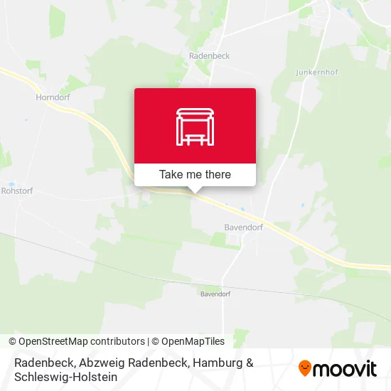 Карта Radenbeck, Abzweig Radenbeck