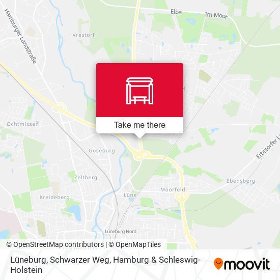 Lüneburg, Schwarzer Weg map