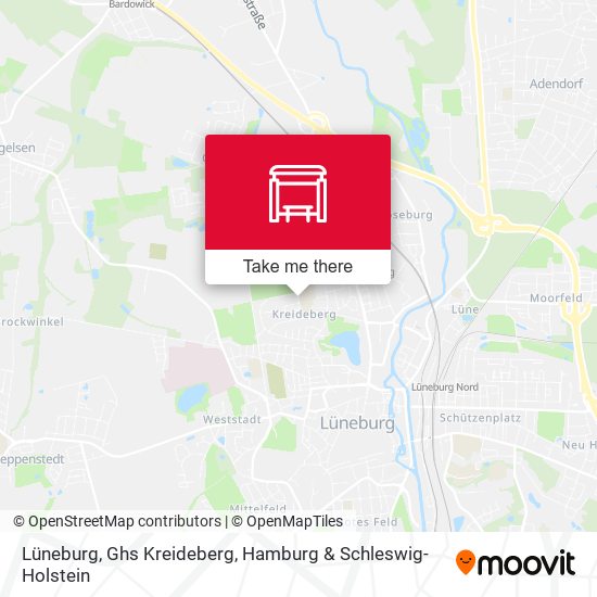 Lüneburg, Ghs Kreideberg map