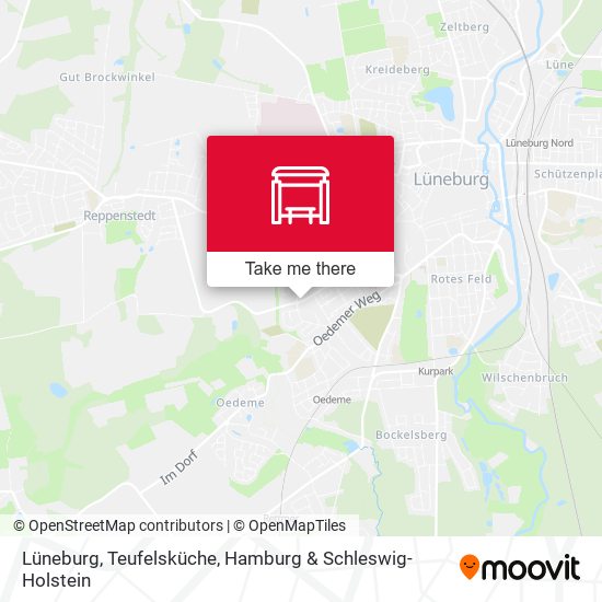 Lüneburg, Teufelsküche map