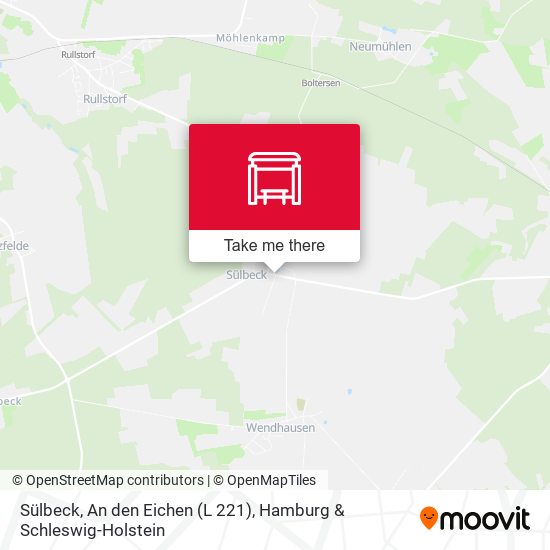 Sülbeck, An den Eichen (L 221) map