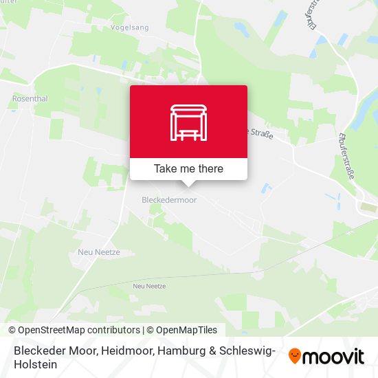 Bleckeder Moor, Heidmoor map