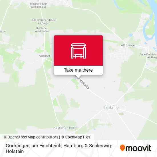 Карта Göddingen, am Fischteich