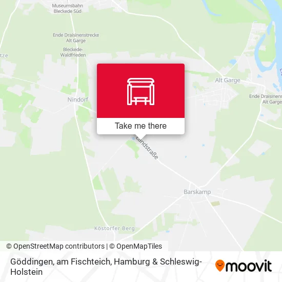 Карта Göddingen, am Fischteich
