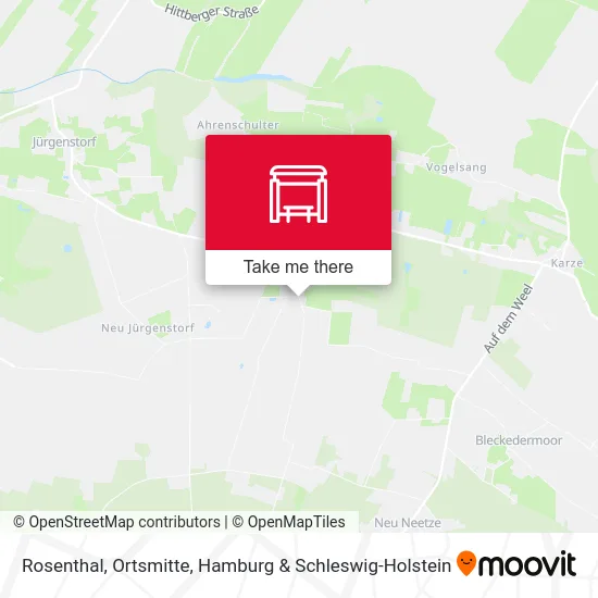 Карта Rosenthal, Ortsmitte