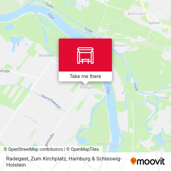 Radegast, Zum Kirchplatz map